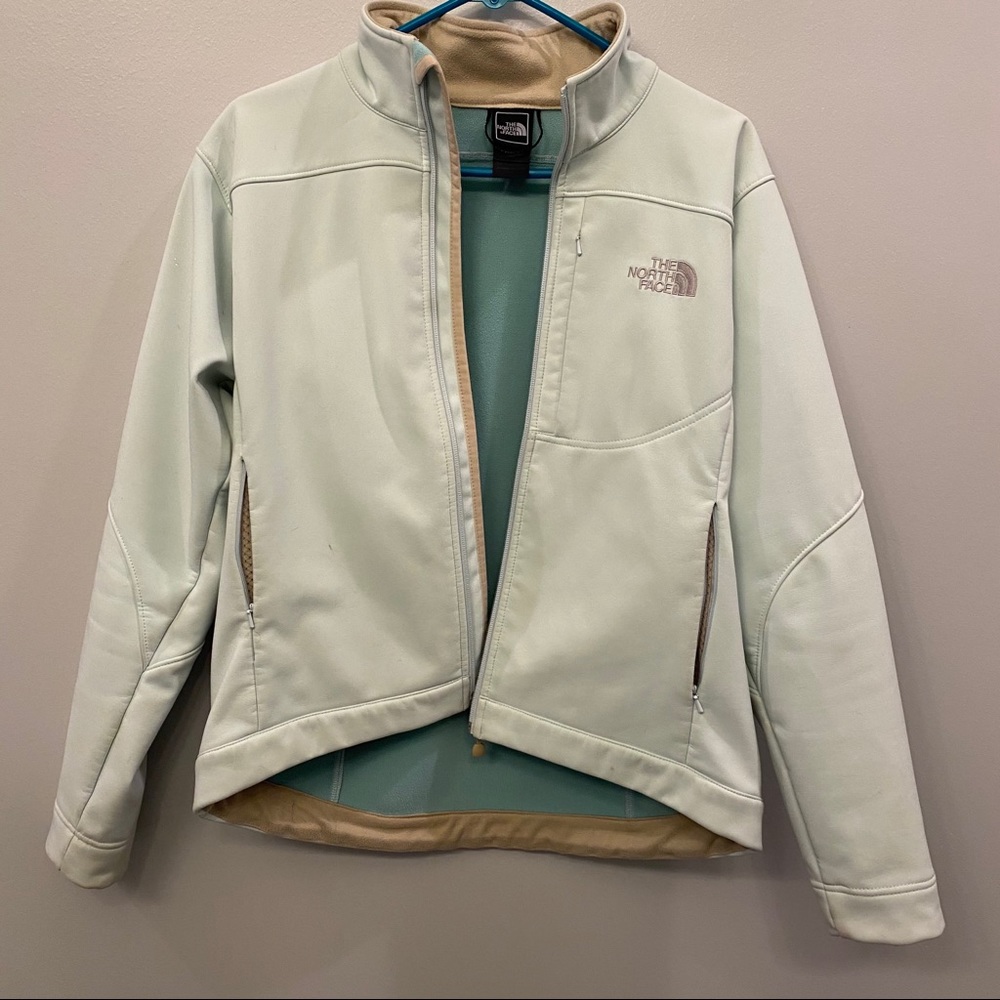 Light Blue North Face Full Zip Jacket